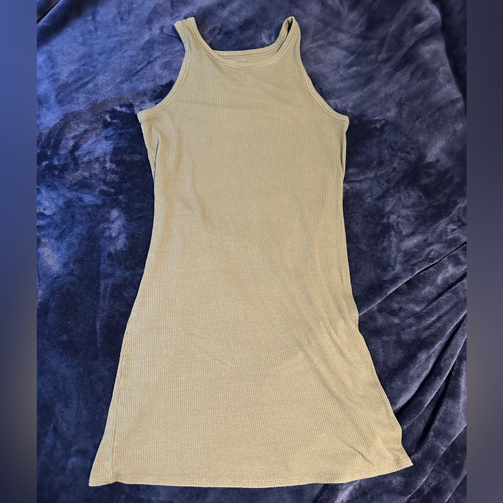 Mossimo Supply Co. Olive Ribbed Tank